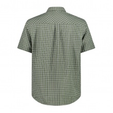 CMP Wanderhemd kurzarm mit Karomuster (UV-Schutz, Brusttasche) torbagrün Herren